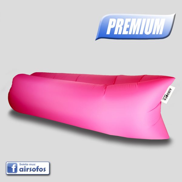 Rožinė Airsofa Premium oro gultas ormaišis
